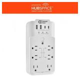 $25 6-Outlet Smart Surge Protector with 4-USB Port