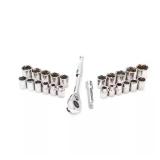 $39 3/8 in. Drive Ratchet SAE/Metric Standard Sock