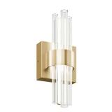 $80 Dorado Modern 1-Light Dimmable Gold Integrated