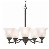 $70 Project Source Roseall 5-Light Oil-Rubbed Bron