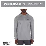 $45 Men's WORKSKIN Gray X-Large Hooded Sun Shirt