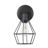 $30 Bryson 1-Light Matte Black Wall Sconce