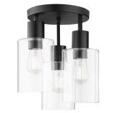 $100 Hampton Bay Sutton Place 14 in. 3-Light Matte