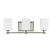 $70 Darlington 20.88 in. 3-Light Brushed Nickel Va