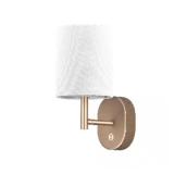 $50 Rechargeable 1-Light Matte Black LED Wall Scon