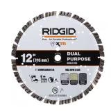 $90 RIDGID 12 in. Masonry XTR Dual Purpose Cutting