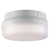 Underway 2-Light White Outdoor Flushmount