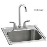 $90 Elkay HD320874LFR Sinkset Drop-in 15' Stainles