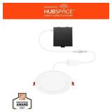 $25 Hubspace LED 4 in Round Smart RBG + Tuneable W