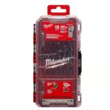 $42 Milwaukee Red Helix Cobalt Drill Bit Set 3-Fla