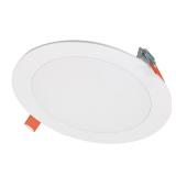 $24 Halo HLB Lite Matte White 6 in. W LED Canless