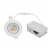 $26 Utilitech Gimbal Color Choice White 3-in 500-L