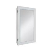 $70 15-1/4 in. W x 26 in. H Framed Recessed or Sur