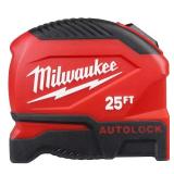 $18 Compact Auto Lock 25 ft. SAE Tape Measure with