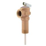$21 3/4 in. Bronze NCLX-5LX Temperature and Pressu
