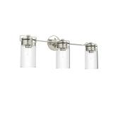 $90 allen + roth Vallymede 3-Light Nickel Farmhous