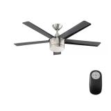 $139 Merwry 52 in. Integrated LED Indoor Brushed N