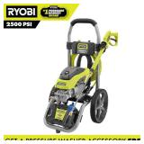 $299 RYOBI 2500 PSI 1.2 GPM High Performance Cold