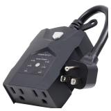 $12 Photocell Timer, Dusk to Dawn, 2-Grounded Outl