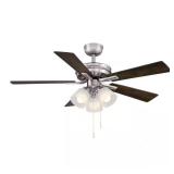 $80 Sinclair II 44 in. Indoor Brushed Nickel LED C