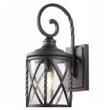 $134 Walcott Manor 8 in. One Light Black Industria