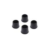 $4 7/8 in. Black Rubber Leg Caps for Table, Chair,