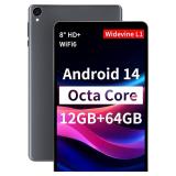 $70 Android 14 Tablet 8 inch Tablets, 2025 Octa-Co