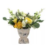 $25 Artificial Mixed Yellow Floral Arrangement Tab