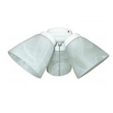 $48 Harbor Breeze 11-in 3-Light White LED Ceiling