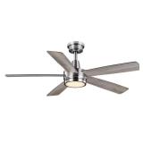 $164 Hampton Bay Fanelee 54 in. White Color Changi