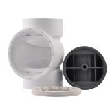 $22 Testrite 3 in. PVC Schedule 40 Hub Test Tee wi