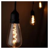 $45 Hampton Bay 12-Light 24 ft. Outdoor/Indoor Bla