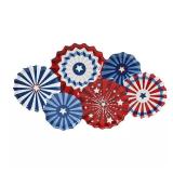 $8 Celebrate Together  Americana Patriotic Fan Sha