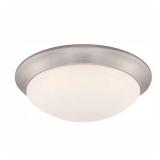 $30 Stetson 11 in. 1-Light Brushed Nickel Integrat