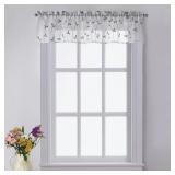 $9 CHF Botanical embroidery 14-in Grey Polyester R