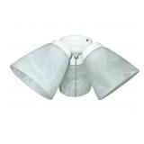 $48 Harbor Breeze 11-in 3-Light White LED Ceiling