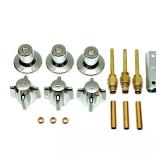 $80 Central Brass 3-Handle Tub and Shower Faucet T