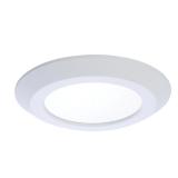 $25 Halo Matte White 6 in. W Aluminum LED Dimmable