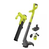 $119 RYOBI ONE+ 18V Cordless String Trimmer/Edger