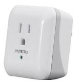 $21 Monoprice Power & Surge - White | 1 Outlet Sur