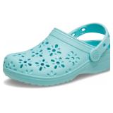 $26 Crocs Kids' Classic Floral Design Clogs size C
