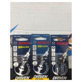 Bosch T15, T20 Insert Bits + 1/2  Socket Adapter