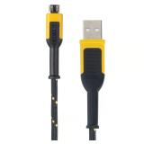 $14 DeWalt Micro to USB Cable 10 ft. Black/Yellow