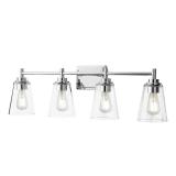 $109 Wakefield 31 in. 4-Light Chrome Modern Wall M