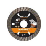 $22 RIDGID 4 in. Masonry Cutting Turbo Rim Diamond