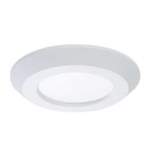 $26 Halo Matte White 4 in. W Aluminum LED Dimmable
