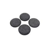 $4 2-1/2 in. Brown Metal Furniture Cups with Carpe