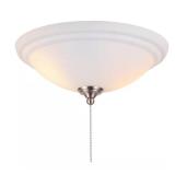$36 Hampton Bay 2-Light Glass Bowl Ceiling Kit