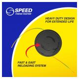 SPEED Universal Fit String Trimmer Head with Wind-