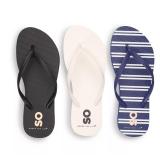 $13 SO  Women's Flip Flops, 3pairs. Sizes Women's
